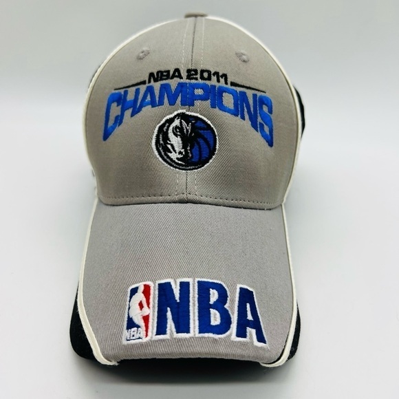 NBA DALLAS MAVERICKS 2011 NBA CHAMPIONS BALL CAP - Picture 1 of 10